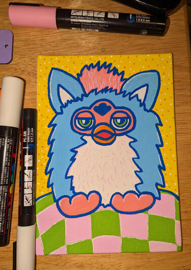 furby in posca